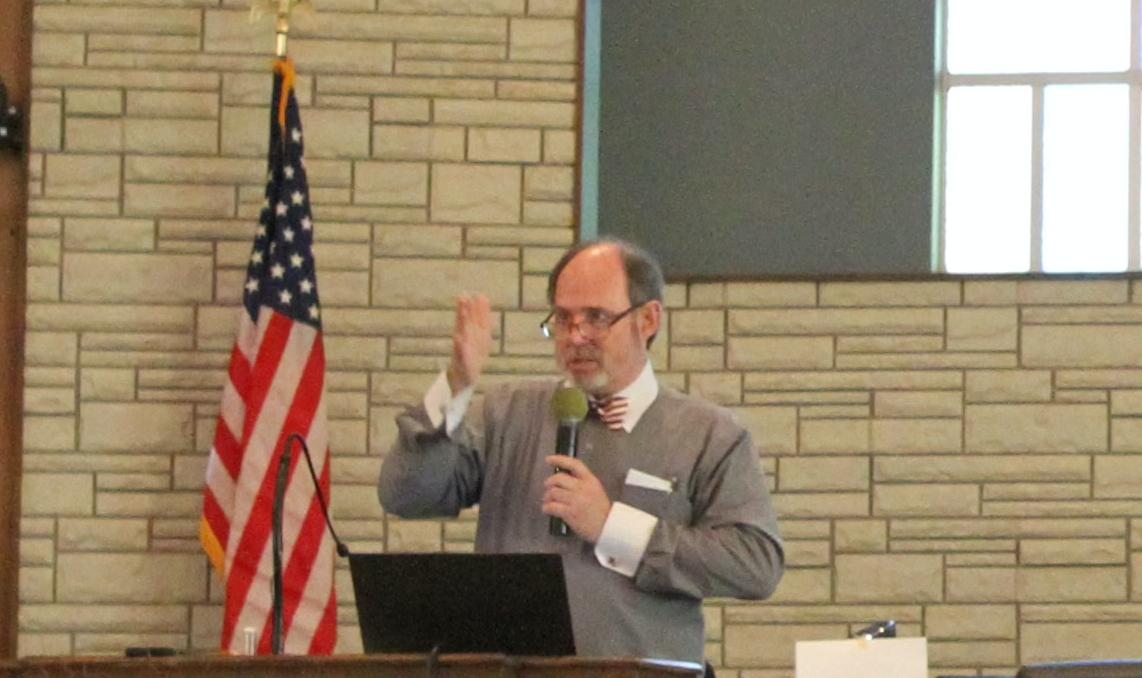 Dr. Douglas Frank presenting